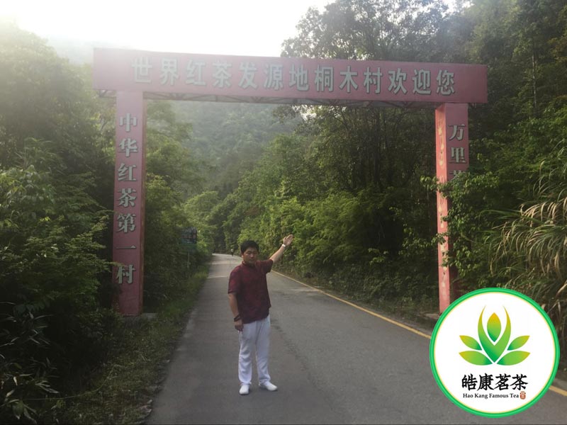 Надписи на воротах при въезде в китайскую деревню Тун Му.
