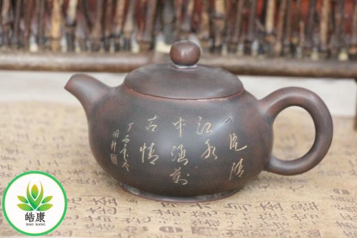 Чайник из цинчжоуской глины *Гравюра на старой меди*